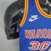 CURRY#30 75th Anniversary Warriors Blue NBA Jersey-2117160