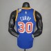 CURRY#30 75th Anniversary Warriors Blue NBA Jersey-2117160