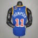 THOMPSON#11 75th Anniversary Warriors Blue NBA Jersey-9147886