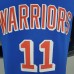 THOMPSON#11 75th Anniversary Warriors Blue NBA Jersey-9147886