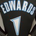 EDWARDS#1 2018 Retro Timberwolves Black NBA Jersey-5651966