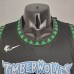 EDWARDS#1 2018 Retro Timberwolves Black NBA Jersey-5651966