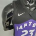 VANVLEET#23 2021 Raptors Bonus Edition Purple and Black NBA Jersey-2180869