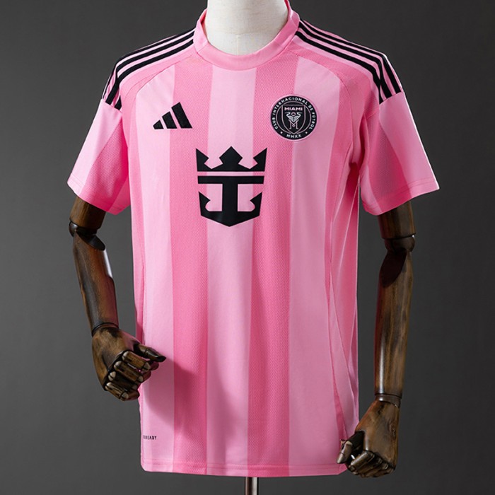 25/26 Miami Home Pink Jersey Version Short Sleeve-6274183