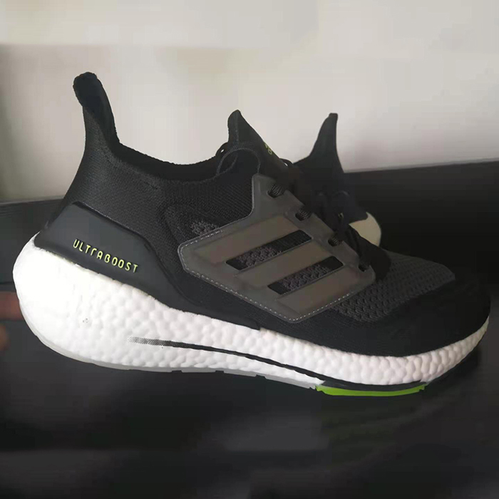 Adidas Ultra Boost 21 Black Running Shoes Black White 7016859