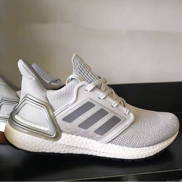 Adidas Ultr Boost Running Shoes Gray White 5279487