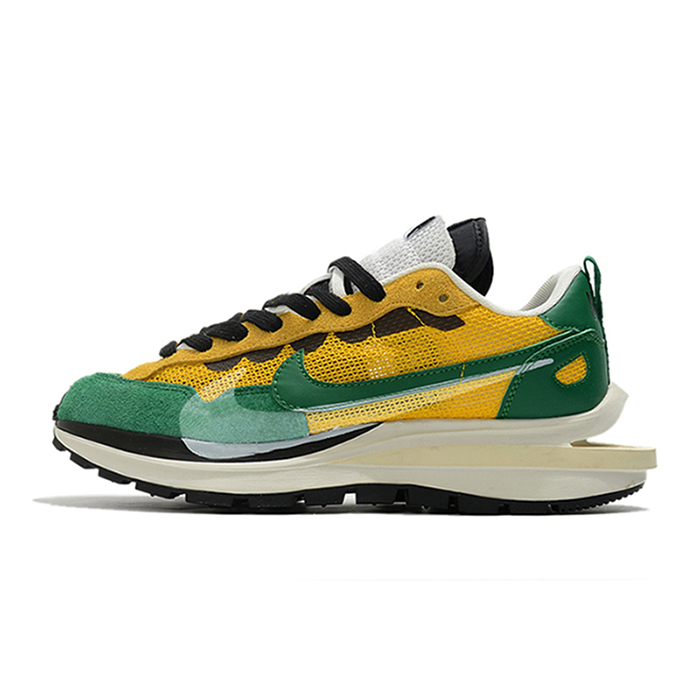 Sacai x LVD Waffle Daybreak Running Shoes Green Yellow 1233960