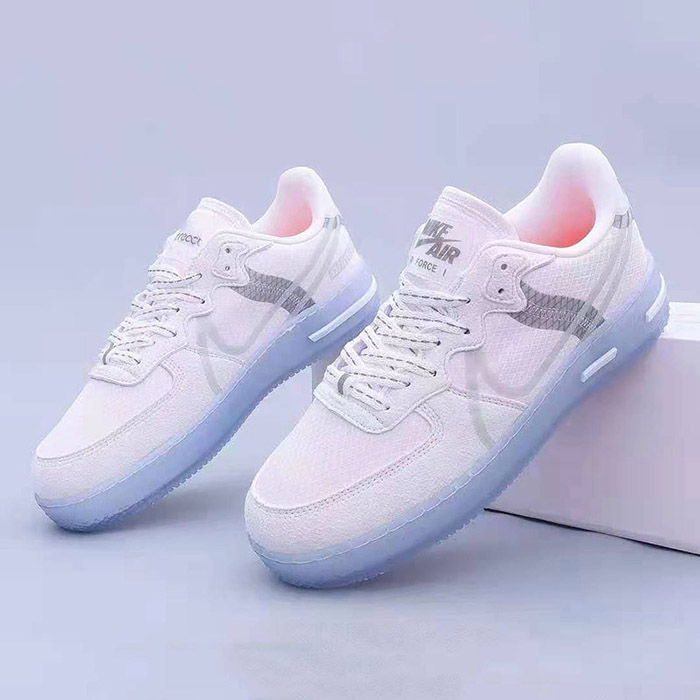 Air Force 1 React AF1 Running Shoes White Gray 2853996