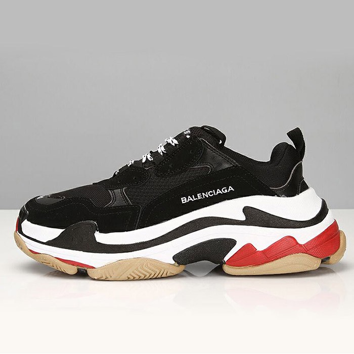 Balenciaga Triple S Sneaker 17FW ins Running Shoes Black White 5523912