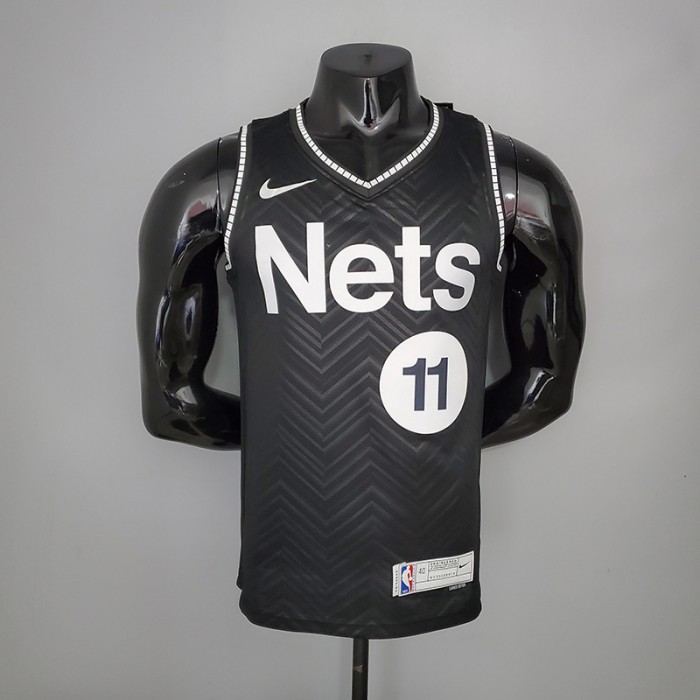 2021 Irving #11 Brooklyn Nets Bonus Edition Black NBA Jersey