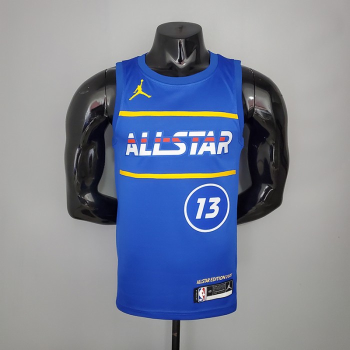 2021 HARDEN#13 All-Star Blue NBA Jersey