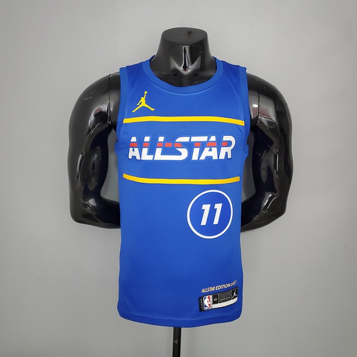 2021 IRVING#11 All-Star Blue NBA Jersey