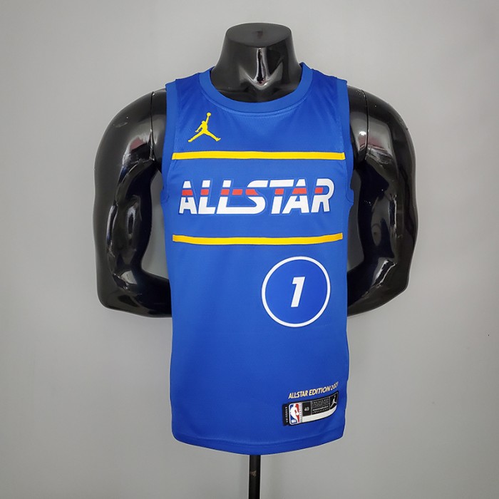 2021 BEAL#3 All-Star Blue NBA Jersey