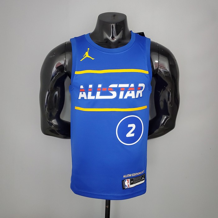 2021 LEONARD#2 All-Star Blue NBA Jersey