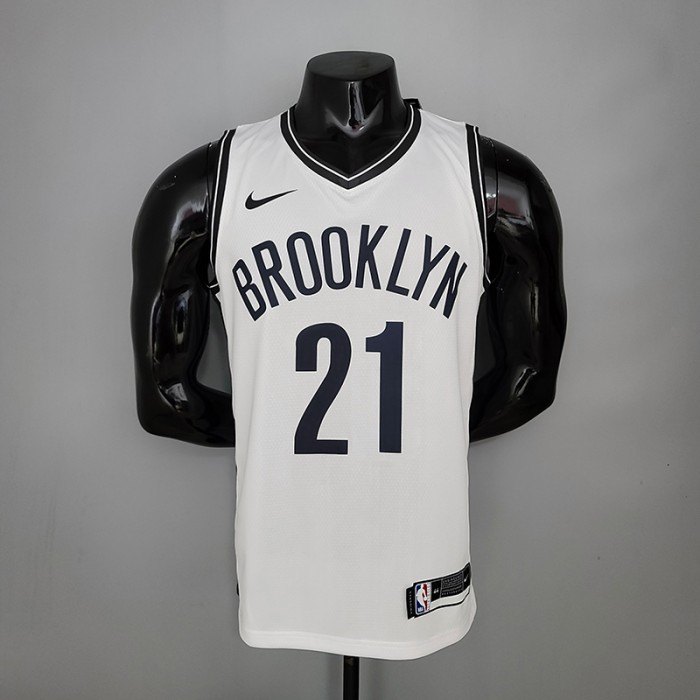ALDRIDGE#21 Brooklyn Nets white NBA jersey