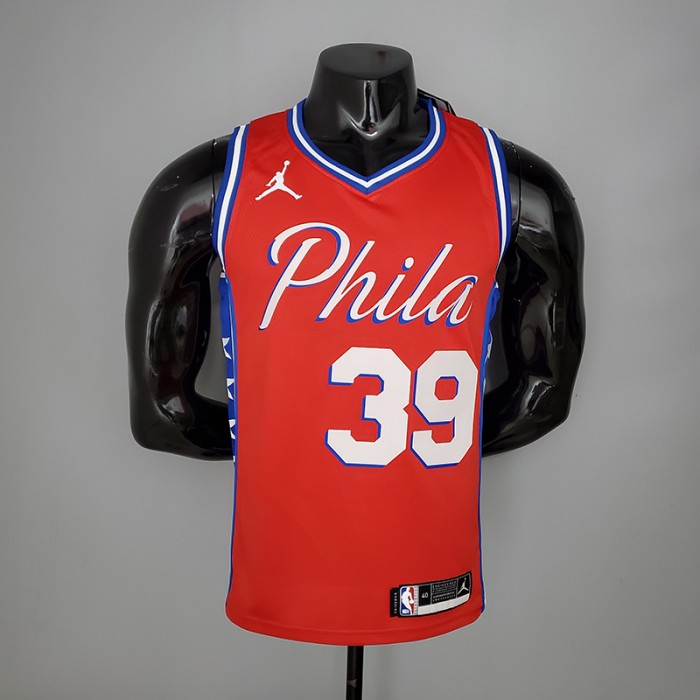 2021 HOWARD#39 76ers Jordan Themed Red NBA Jersey