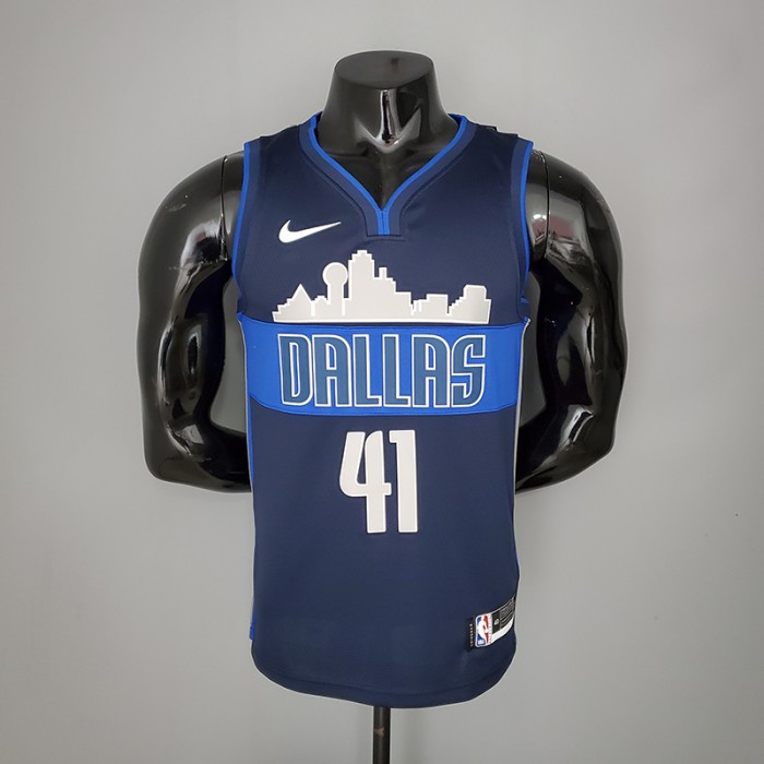 NOWITZKI#41 Lone Ranger Iceberg Edition NBA Jersey