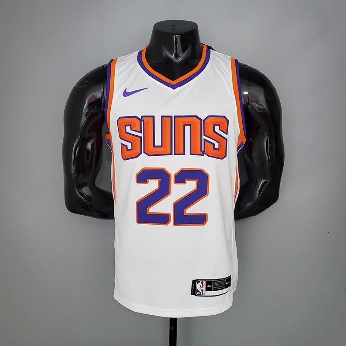AYTON#22 Phoenix Suns White NBA Jersey