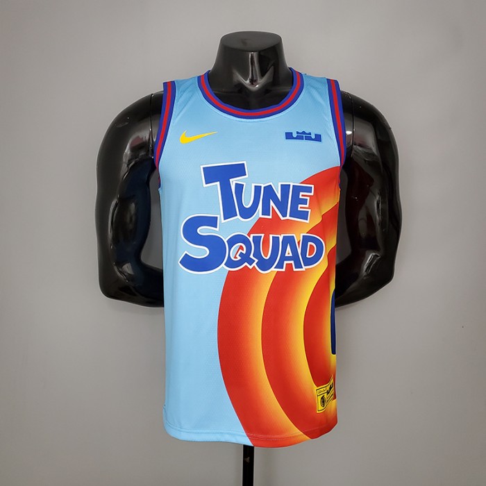James#6 Slam dunk version blue NBA jersey