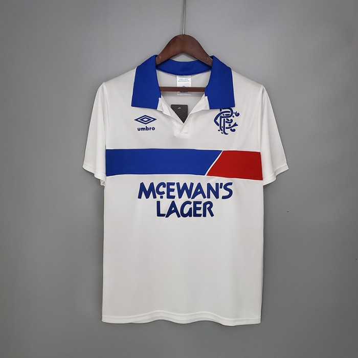 Retro Wanderer Rangers 1994 away version short sleeve training suit