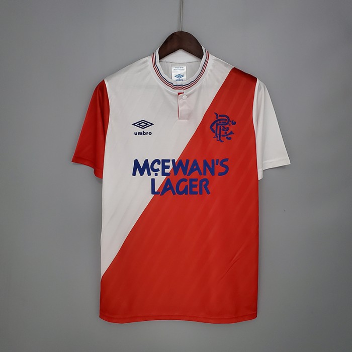 Retro Wanderer 87/88 away version short sleeve training suit