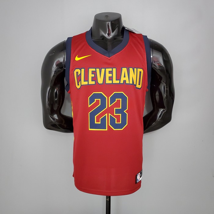 2017 JAMES#23 Cavaliers Burgundy NBA Jersey