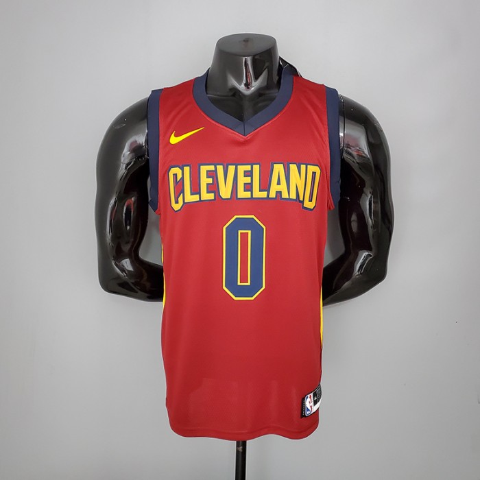 2017 LOVE#0 Cavaliers Burgundy NBA Jersey