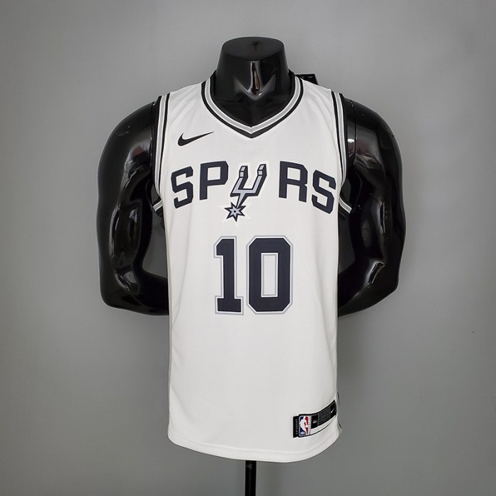 DeROZAN#10 Spurs White NBA Jersey