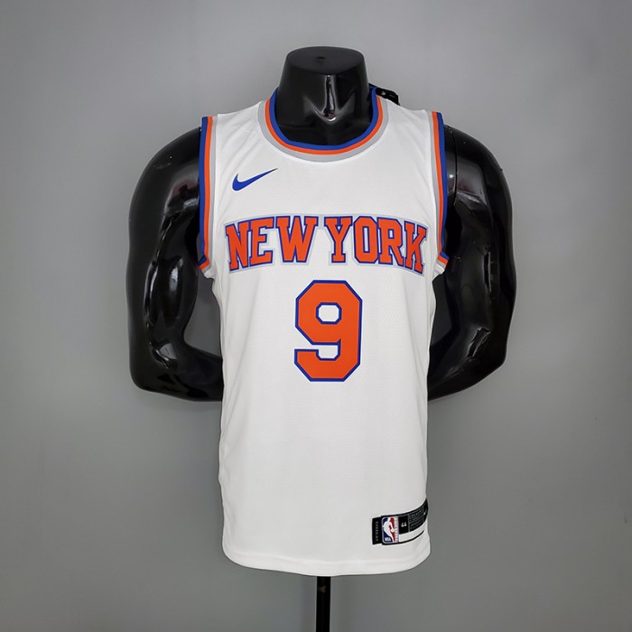 2021 BARRETT 9 New York Knicks White NBA Jersey 8894054
