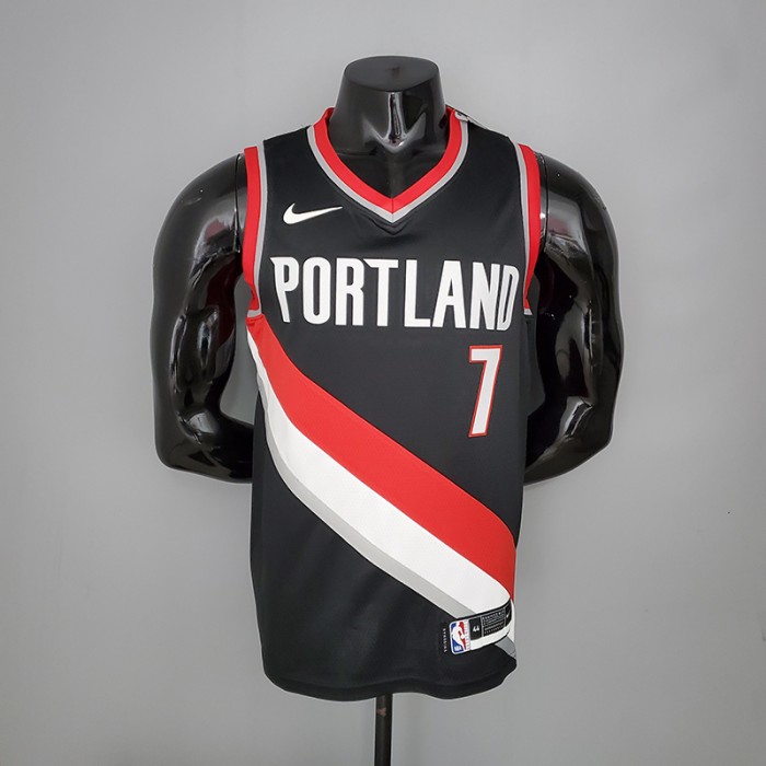 2021 ROY 7 Trail Blazers Home black NBA Jersey 640858