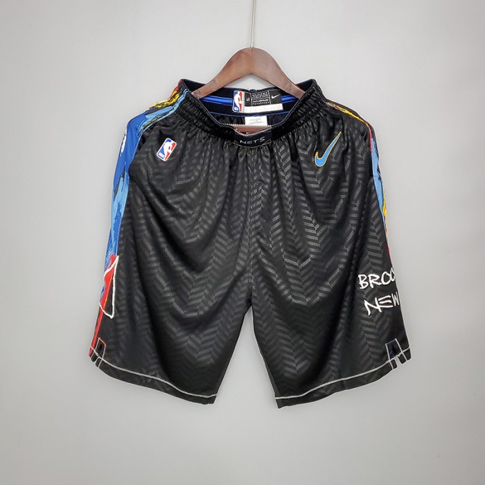 Brooklyn Nets NBA Shorts City Edition Black Shorts 6821370