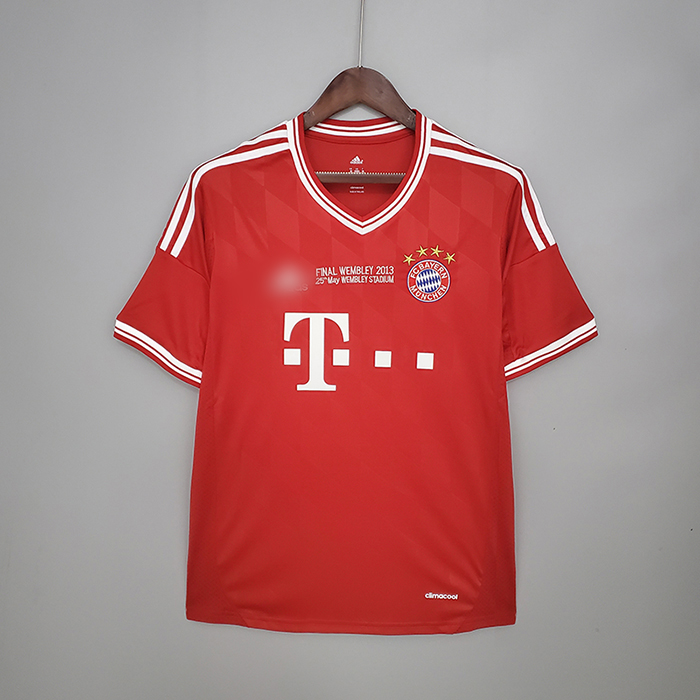 Retro Bayern Munich 13 14 Champions League home Jersey version short sleeve 8907895
