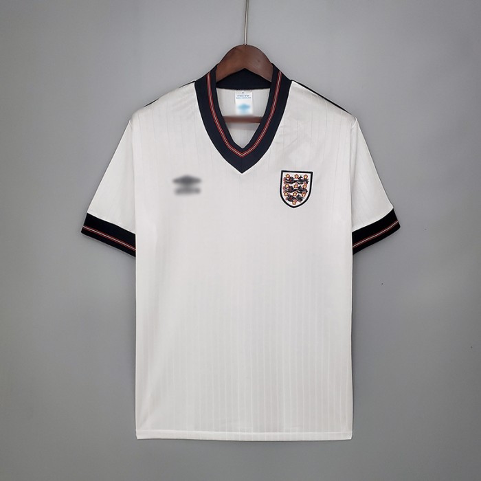 Retro 84 87 England home Jersey version short sleeve 2981681