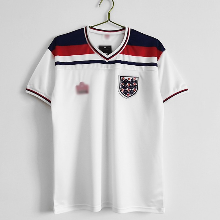 1982 Retro England Home Jersey version short sleeve 8508415