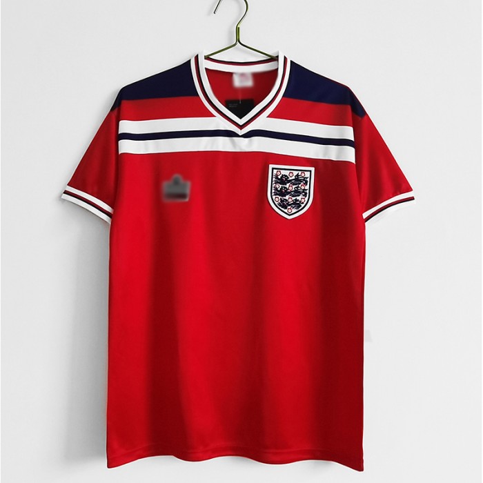 1982 Retro England Away Jersey version short sleeve 9296984