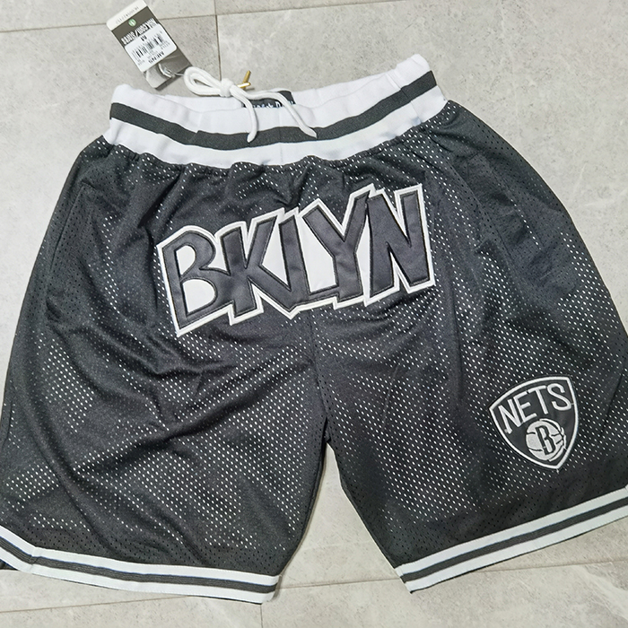 Brooklyn Nets Black NBA Shorts 2666596