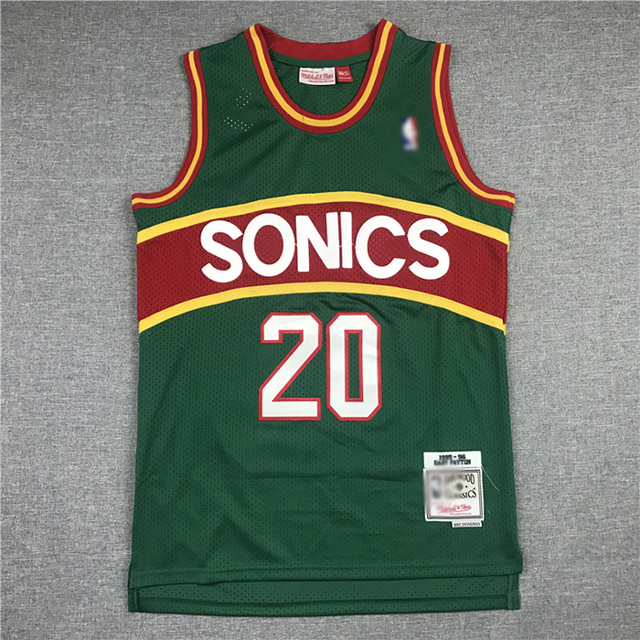 Seattle SuperSonics 20 Green NBA Jersey 5626108