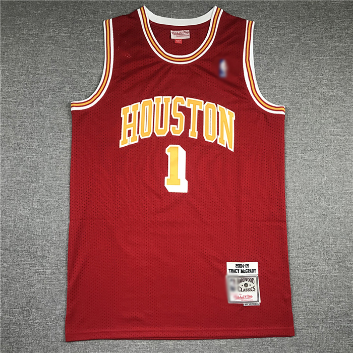 Houston Rockets 1 Retro Red NBA Jersey 2905461