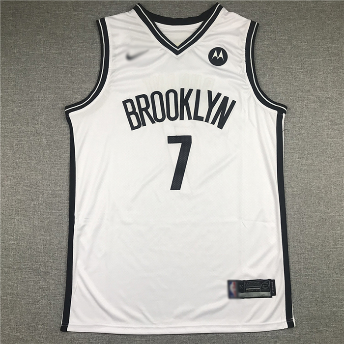 Brooklyn Nets 7 White NBA Jersey 8037629