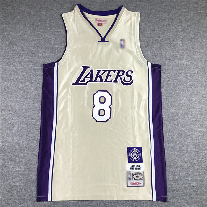 Los Angeles Lakers 8 Gold NBA Jersey 9703512
