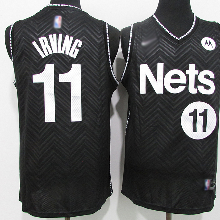 Brooklyn Nets 11 Kyrie Irving Bonus Edition Black NBA Jersey 7338224