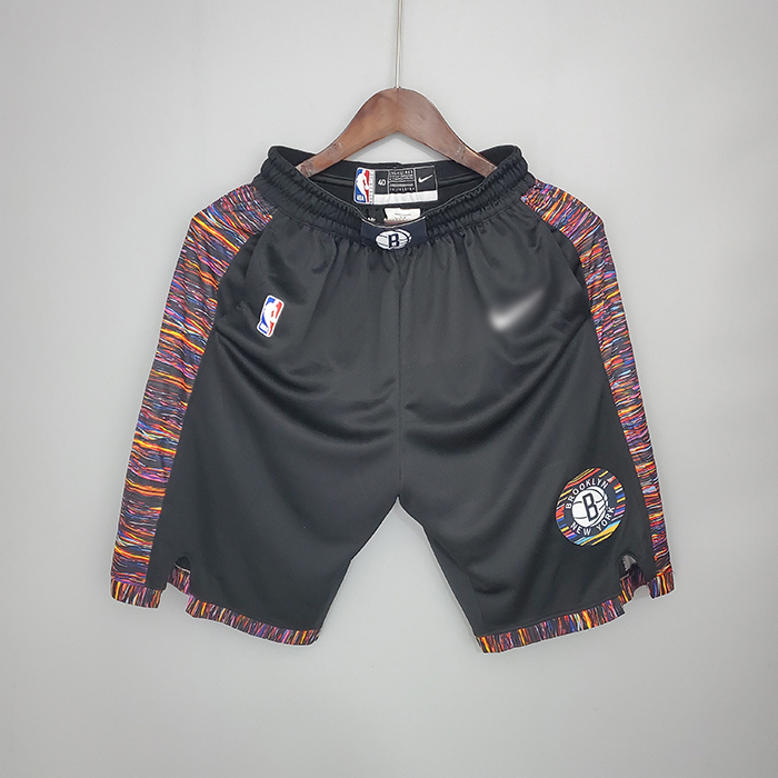 Brooklyn Nets City version black NBA shorts 1088678