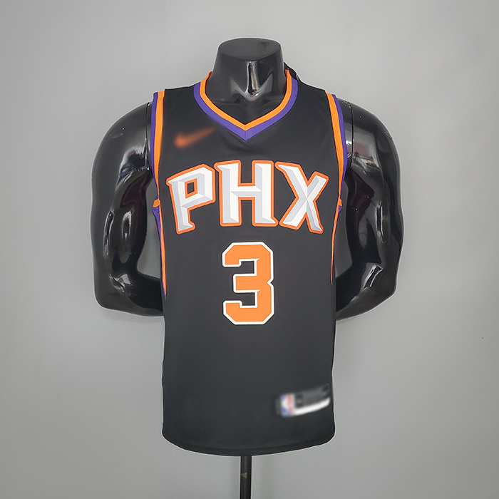 2021 PAUL 3 PHOENIX Suns Black NBA Jersey 2538578