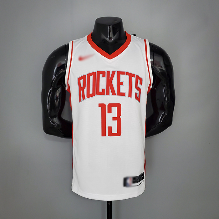 2021 HARDEN 13 Houston Rockets White NBA Jersey 8253617