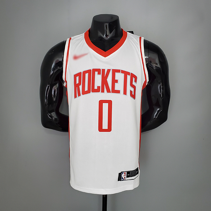 2021 WESTBROOK 0 Houston Rockets White NBA Jersey 1613228
