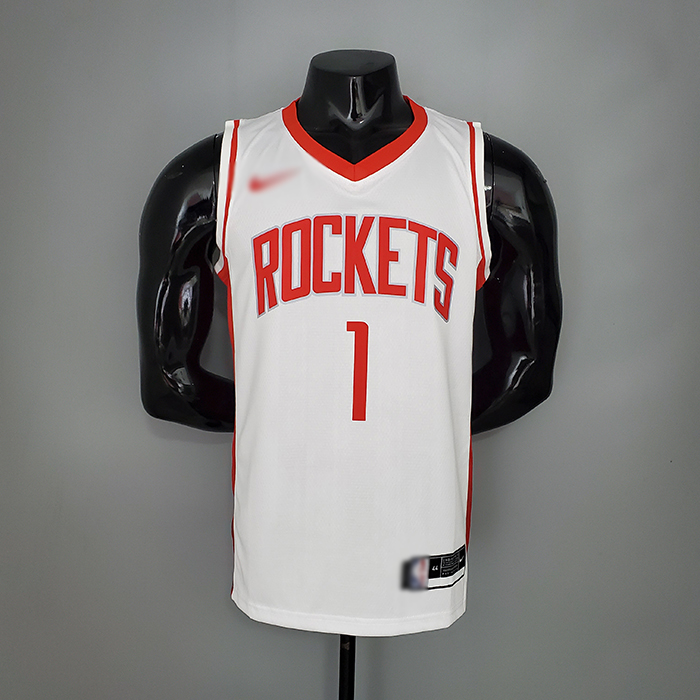 2021 McGRADY 1 Houston Rockets White NBA Jersey 1451995