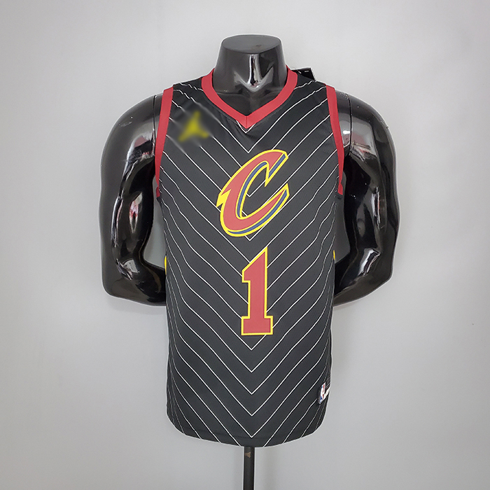 2021 ROSE 1 Cleveland Cavaliers JORDAN Theme Limited Edition Black NBA Jersey 2353437