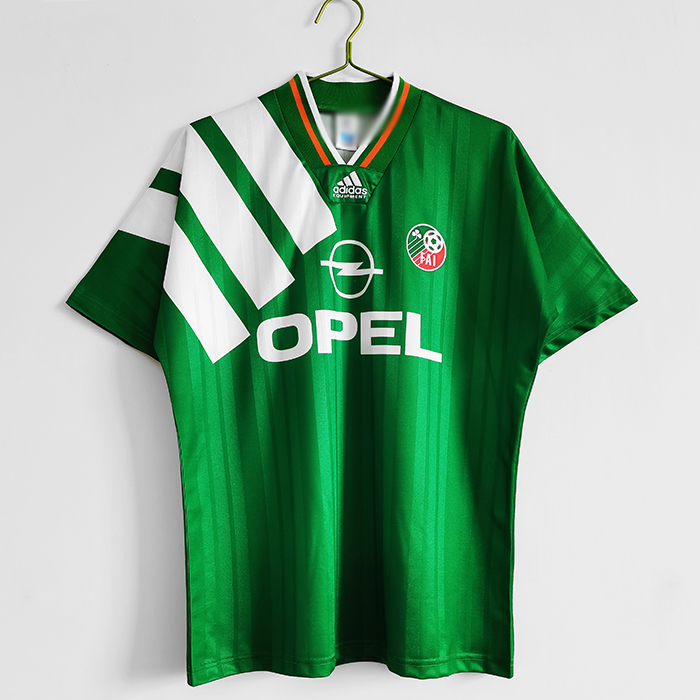 1992 94 Retro Ireland Home Jersey version short sleeve 625092