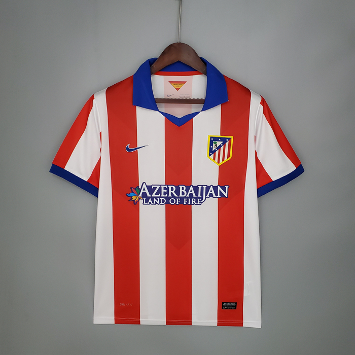 Retro Atletico Madrid 14 15 home Jersey version short sleeve 1819346