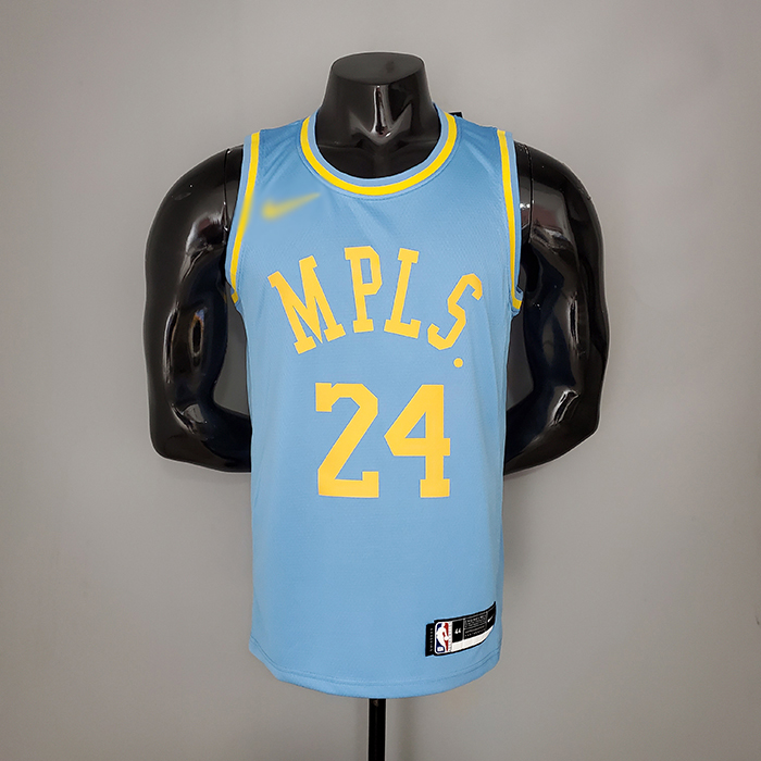 2021 Bryant 24 Lakers Minneapolis Edition Blue NBA Jersey 1875175